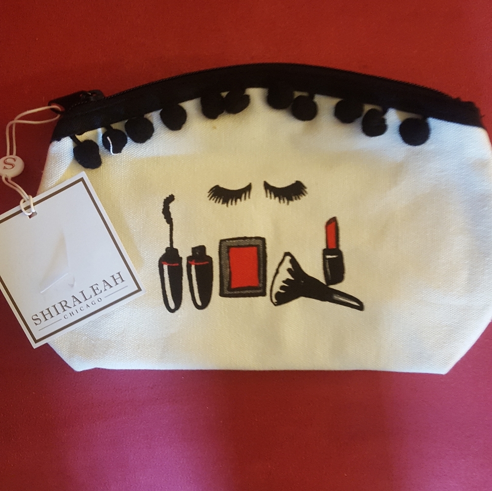 Canvas makeup bag